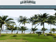 Tablet Screenshot of bluecoveresort.com